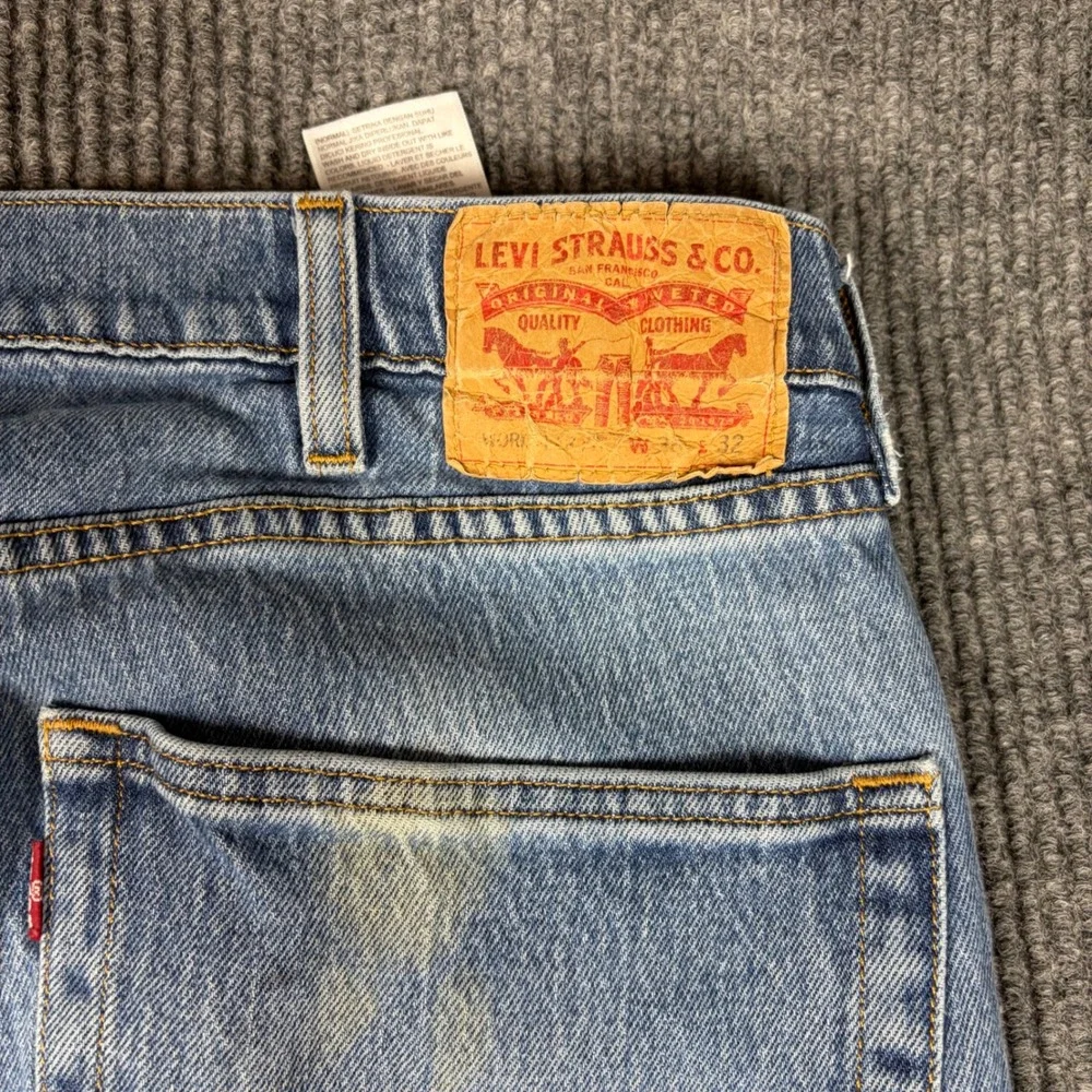 Levi's Jeans Men's 38x32 Carpenter Blue Denim Workwear Loose Fit Straight
